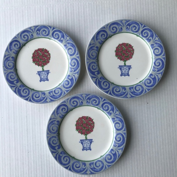 Victoria & Beale “English Manor” 3 Porcelain Salad/Dessert Plates And 3 … - Picture 4 of 12
